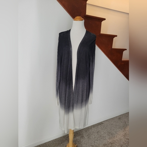 Kobi Halperin Women's Gray Ombre Cardigan Sweater Size XXL New - Picture 5 of 6